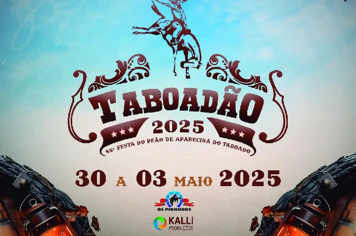 Taboadão 2025: Festa de Peão de Aparecida do Taboado Traz Novidades Sob Nova Direção
